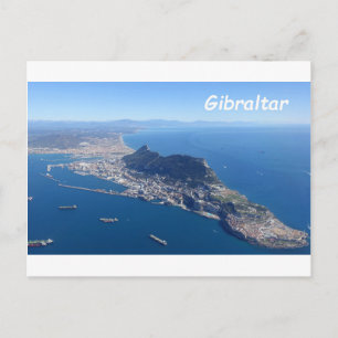 Cartão Postal Foto aérea de Gibraltar