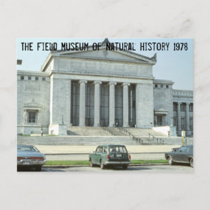 Cartão Postal Foto antiga do Field Museum de Chicago