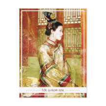 Foto bonita vibrante de senhora chinesa oriental