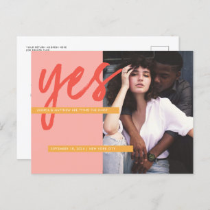 Cartão Postal Foto cor-de-rosa moderna e fresca cor-de-rosa Salv