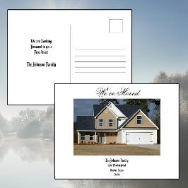 Cartão Postal Foto Da Elegante House Que Mudamos O Anúncio