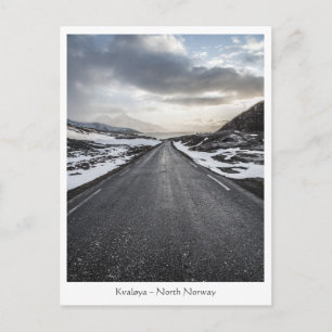 Cartão Postal Foto da Estrada da Noruega