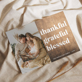 Cartão Postal Foto da Família | Amigos Família Torta de Peru |  