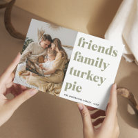 Foto da família | Amigos Família Turquia Pie |