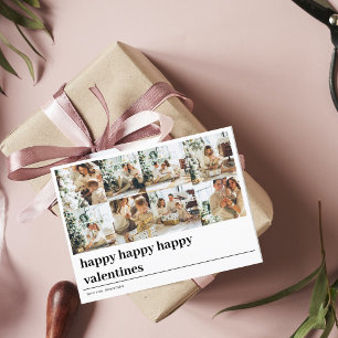 Cartão Postal Foto da família Collage Dias de os namorados fel