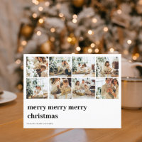 Foto da família Collage | Feliz Feliz Natal
