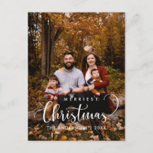 Foto da família de Natal mais feliz e minimalista 
