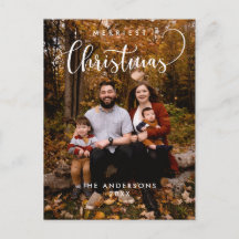 Foto da família de Natal mais feliz e minimalista 