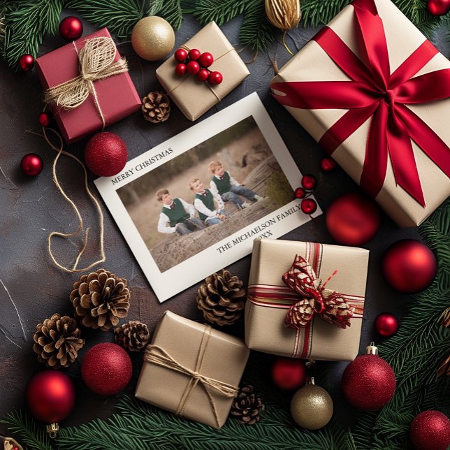 Cartão Postal Foto da família personalizada (Criador carregado)