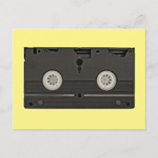 Cartão Postal Foto da fita VHS da cassete retroativa