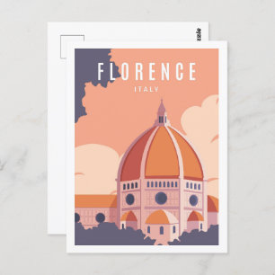 Cartão Postal Foto da Florence Italy Famous Viagem Place