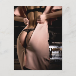 Cartão Postal Foto da lingerie preta