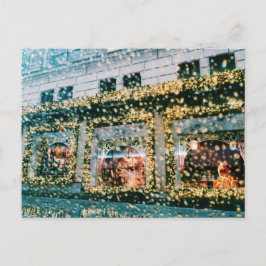 Cartão Postal Foto da paisagem cintilante e colorida de NYC