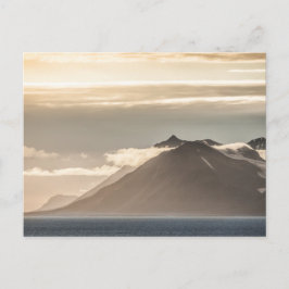 Cartão Postal Foto da paisagem de Spitsbergen Svalbard