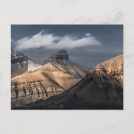 Cartão Postal Foto da paisagem de Spitsbergen Svalbard
