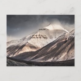 Cartão Postal Foto da paisagem de Spitsbergen Svalbard