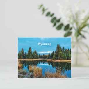 Cartão Postal Foto da paisagem de Wyoming