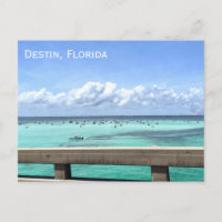 Foto da ponte da Ilha do Caranguejo em Destin Flór