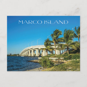 Cartão Postal Foto da ponte Marco Island Naples Florida