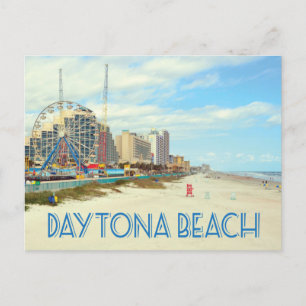 Cartão Postal Foto da praia de Daytona Beach