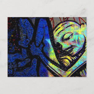 Cartão Postal Foto da rua Nova Iorque Grafite