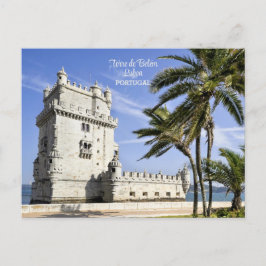 Cartão Postal Foto da Torre Belém, Lisboa, Portugal