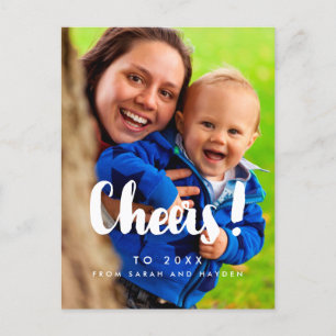 Cartão Postal Foto de Ano Novo de Saúde