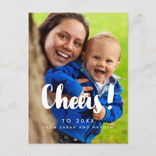 Cartão Postal Foto de Ano Novo de Saúde (Frente)