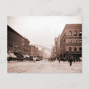 Cartão Postal Foto de antiguidade artística Columbus OH High St