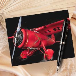 Cartão Postal Foto de Aviação Amelia Earhart Lockheed Vega 5B