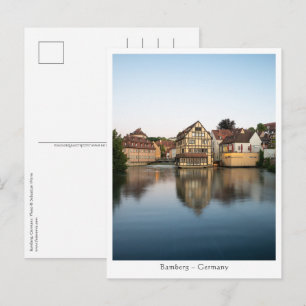 Cartão Postal Foto de Bamberg Alemanha