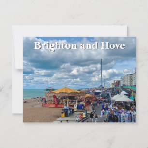 Cartão Postal Foto de Brighton e Hove Seafront
