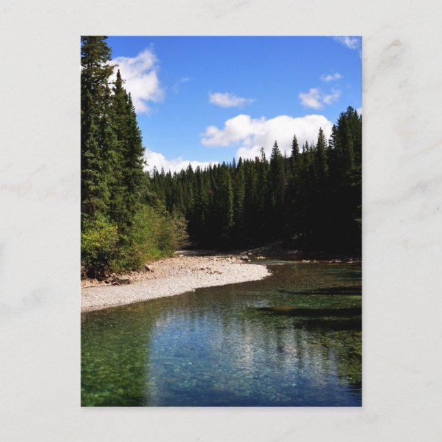 Cartão Postal Foto de Canoe Meadows Kananaskis (Frente)