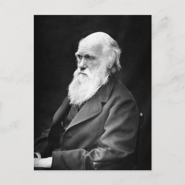 Cartão Postal Foto de Charles Darwin (Frente)