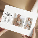 Cartão Postal Foto de Colagem Moderna com o Pai Melhor Presente<br><div class="desc">Uma foto moderna de colagem com uma frase sincera sobre um pai é o presente perfeito para mostrar sua apreciação e amor pelo seu pai. Este presente único e personalizado é uma forma excelente de mostrar as vossas memórias favoritas em conjunto e expressar a vossa gratidão por tudo o que...</div>