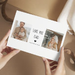 Cartão Postal Foto de Colagem Moderna e Ame Seu Pai Presente<br><div class="desc">Um presente de "Ame seu Pai" é um presente que expressa seu amor e apreço pelo seu pai. Isto pode assumir muitas formas,  desde as manobras sentimentais a itens práticos que ele usará e apreciará.</div>