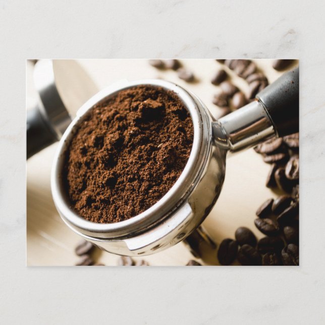 Cartão Postal Foto de Espresso Pronta para Breve para Cappuccino (Frente)