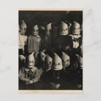 Cartão Postal Foto de fantasia de Vintage halloween na Irlanda