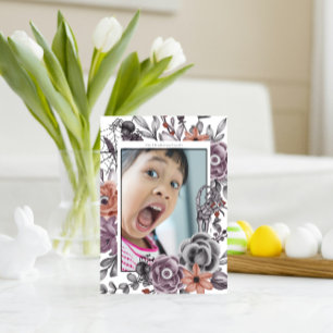 Cartão Postal Foto de Festa de aniversário de Spooky Floral Hall