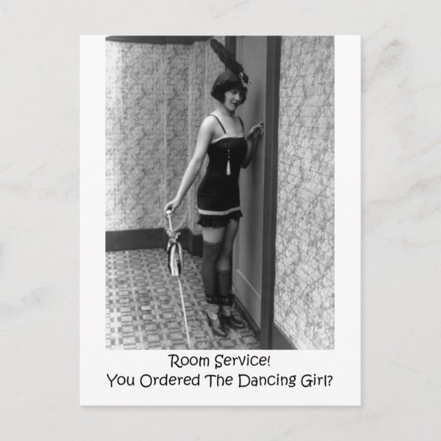 Cartão Postal Foto de Filme Silencioso Antigo (Frente)