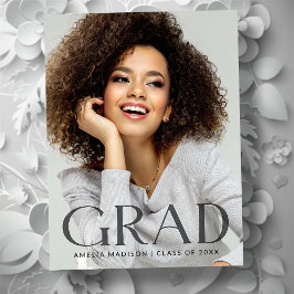 Cartão Postal Foto de Formando de Texto Transparente Moderno Esc