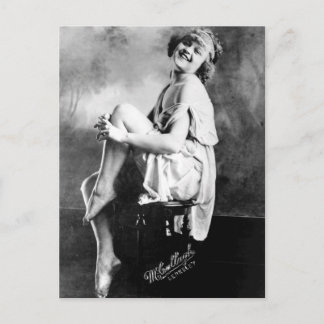 Cartão Postal Foto de Glamor de Garota Perfeita 1909