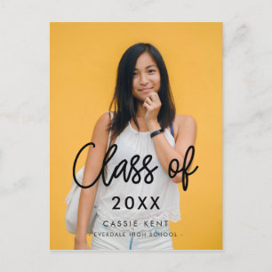 Cartão Postal Foto de graduação da Classe Moderna de 2025