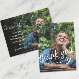 Cartão Postal Foto de Graduação do Script de Fontes do Pincel 20