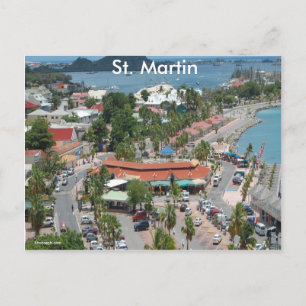 Cartão Postal Foto de Martin e Marigot Bay
