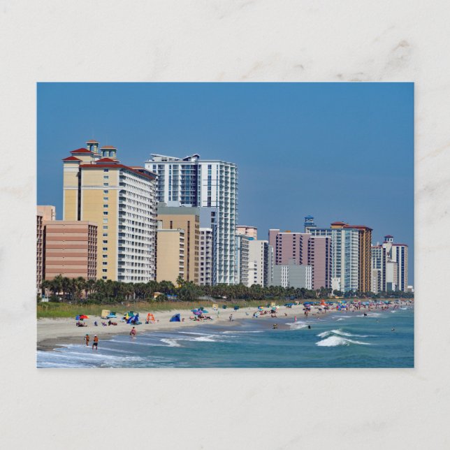 Cartão Postal Foto de Myrtle Beach Hotels (Frente)