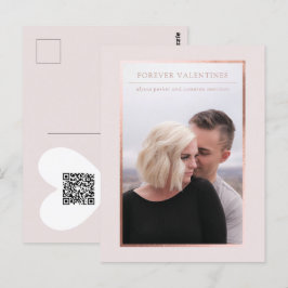 Cartão Postal Foto de Namorados para sempre Salvar a Data