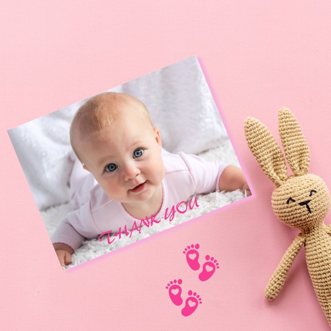 Cartão Postal Foto de Obrigado Bebê (Criador carregado)