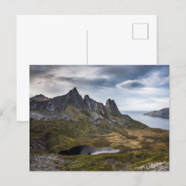 Cartão Postal Foto de Paisagem da Noruega