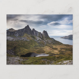 Cartão Postal Foto de Paisagem da Noruega